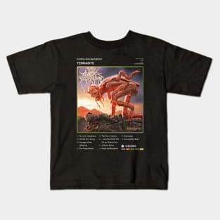 Cattle Decapitation - Terrasite Tracklist Album Kids T-Shirt